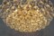 Seven Light Crystal Glass and Gilt Brass Chandelier, Germany, 1970s 14