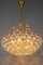 Seven Light Crystal Glass and Gilt Brass Chandelier, Germany, 1970s, Image 2