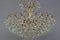 Seven Light Crystal Glass and Gilt Brass Chandelier, Germany, 1970s, Image 12