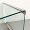 Italian Modern Steel Glass Double Shelf Coffee Table by Gallotti & Radice, 1970s 6