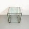 Italian Modern Steel Glass Double Shelf Coffee Table by Gallotti & Radice, 1970s 4