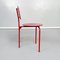 Mid-Century Italian Red Wood and Metal Alien Chair by Forcolini for Alias, 1980s 3
