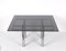 Mid-Century Andre Glass and Steel Dining Table by Tobia Scarpa for Gavina, Italy 2