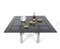 Mid-Century Andre Glass and Steel Dining Table by Tobia Scarpa for Gavina, Italy 18