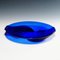 Plato francés vintage de vidrio azul cobalto de Arcoroc, Imagen 4