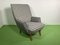 Mid-Century Fabric Armchair, 1950s 1