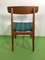 Scandinavian Teak Chair with Upholstery, 1950s 4