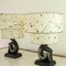 Black Figurative Table Lamps from F.A.I.P, 1950s, Set of 2 4