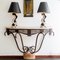 Art Deco Console Table in Wrought Iron by Michel Zadounaïsky 11