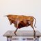 Standing Bull Sculpture in Bronze by Christian Maas 6