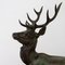 Antique French Recumbent Stag Figure in Bronze 2
