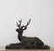 Antique French Recumbent Stag Figure in Bronze 1