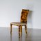Coconut Shell Veneered Dining Chairs, 1980s, Set of 8 9