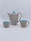 Blue and Gray English Coffee Service Set from Poole Pottery, 1956, Set of 15 3