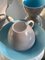 Blue and Gray English Coffee Service Set from Poole Pottery, 1956, Set of 15 4