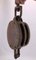 Wrought Iron & Wood Double Pulley from NS Coreto 8
