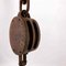 Wrought Iron & Wood Double Pulley from NS Coreto 5