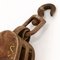 Wrought Iron & Wood Double Pulley from NS Coreto 3