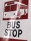 Double-Sided Enamel Australian Bus Stop Sign, 1960s 2
