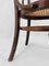 Vintage Early 20th Century Nursing Chair in Caned & Curved Wood from Fischel 9