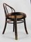 Vintage Early 20th Century Nursing Chair in Caned & Curved Wood from Fischel 4