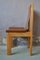 Solid Elm & Leather Chairs by Roland Haeusler, Set of 4 17