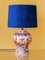 Handgefertigte Kujaku Tischlampe von Vintage Royal Delft 1