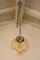 Lámpara colgante Mid-Century con globo de cristal de Murano soplado, Italia, Imagen 2