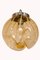 Lámpara colgante Mid-Century con globo de cristal de Murano soplado, Italia, Imagen 5