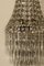 Vintage Empire Wandlampen aus böhmischem Kristallglas, 1940er, 2er Set 6