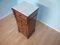 19th Century Handmade Bedside Table in Walnut & Marble, Italy, Image 10