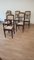 Vintage 20th Century Classical Revival Oak Dining Chairs, Set of 6 5