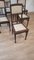 Sedie da pranzo vintage in quercia, XX secolo, set di 6, Immagine 7