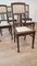 Sedie da pranzo vintage in quercia, XX secolo, set di 6, Immagine 9
