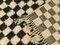 Vintage Classic Chess Berber Rug, Image 4