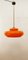Lampada a sospensione in policarbonato arancione, Immagine 3