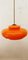 Orange Polycarbonate Pendant Lamp, Image 5