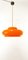 Lámpara colgante de policarbonato naranja, Imagen 1