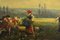 Pérgola Emilio, escena de campo, Italia, años 90, óleo sobre lienzo, enmarcado, Imagen 4