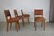 Dining Chairs in Oak Wood and Leather attributed to Jens Risom for Knoll International, 1950s, Set of 4 18