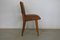 Dining Chairs in Oak Wood and Leather attributed to Jens Risom for Knoll International, 1950s, Set of 4, Image 5