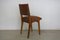 Dining Chairs in Oak Wood and Leather attributed to Jens Risom for Knoll International, 1950s, Set of 4 6