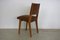 Dining Chairs in Oak Wood and Leather attributed to Jens Risom for Knoll International, 1950s, Set of 4, Image 7
