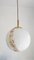 Italian Murano Glass Ball Pendant Lamp from Venini, 1960s 2