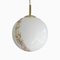 Italian Murano Glass Ball Pendant Lamp from Venini, 1960s 1