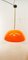 Vintage Orange Polycarbonate Pendant, Image 5