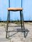 Industrial Wooden & Metal Stool 1