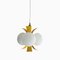 Vintage Yellow Ceiling Lamp 1
