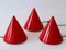 Acrylic Table Lamps or Cone Sconces by Verner Panton for Poly Thema, Set of 3 11