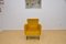 Art Deco Armchair With Honey-Yellow Velvet Upholstery, 1960s 6